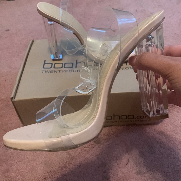 Clear Nude Heels - Picture 4 of 4
